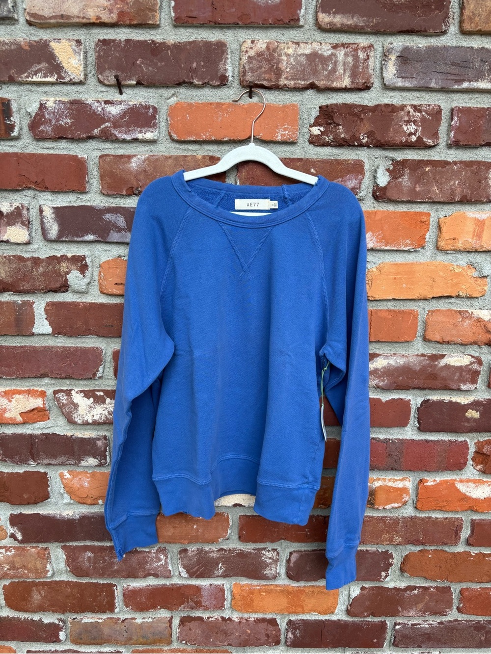 NWT AE77 Blue Crewneck Sweatshirt